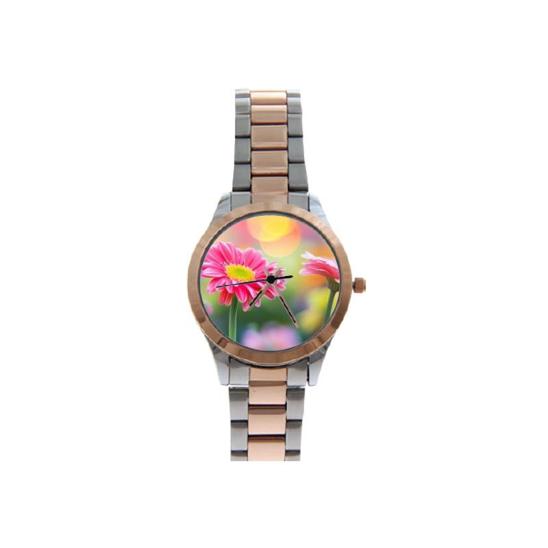 Stylish Women’s Floral Wristwatch